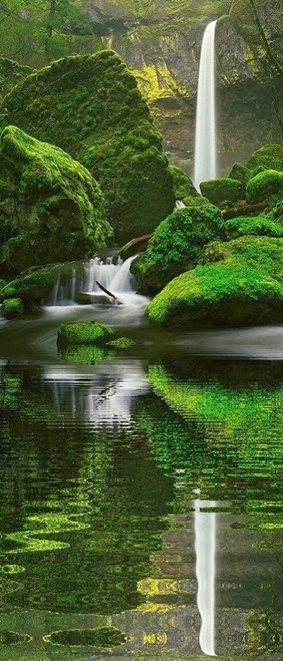 Elowah Falls, Oregon. A little less than an hour from Portland!