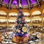 It's Christmas at The Galeries Lafayette in Paris!