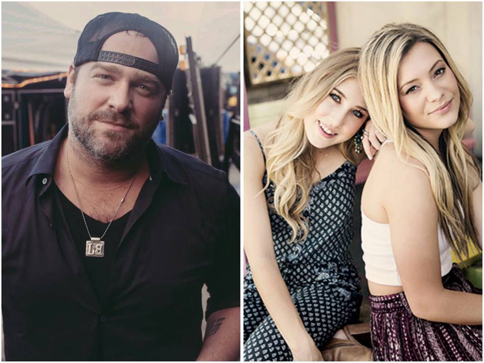 Lee Brice, Maddie and Tae sing for tyler farr
