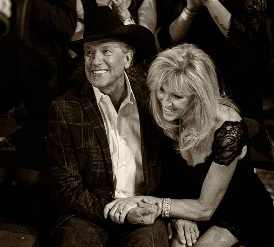 George Strait and wife Norma Strait