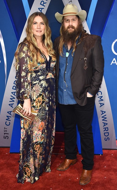 morgane stapleton and chris stapleton cmaawards fashion