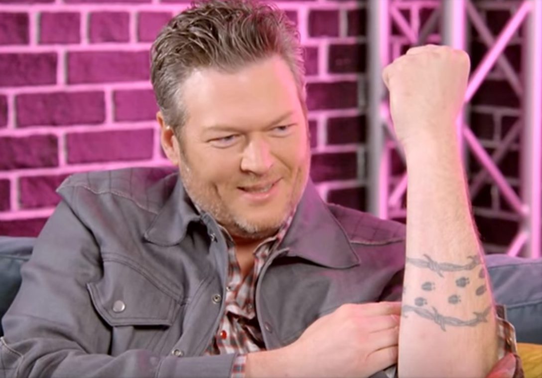 The Blake Shelton Tattoo That Often Gets Mistaken For Something Else
