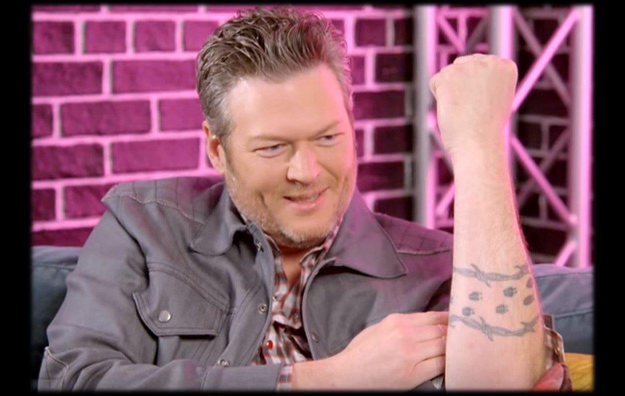  Blake Shelton Opens Up About Ladybug Tattoos Video 