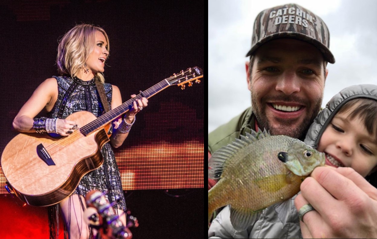 carrie underwood son fish