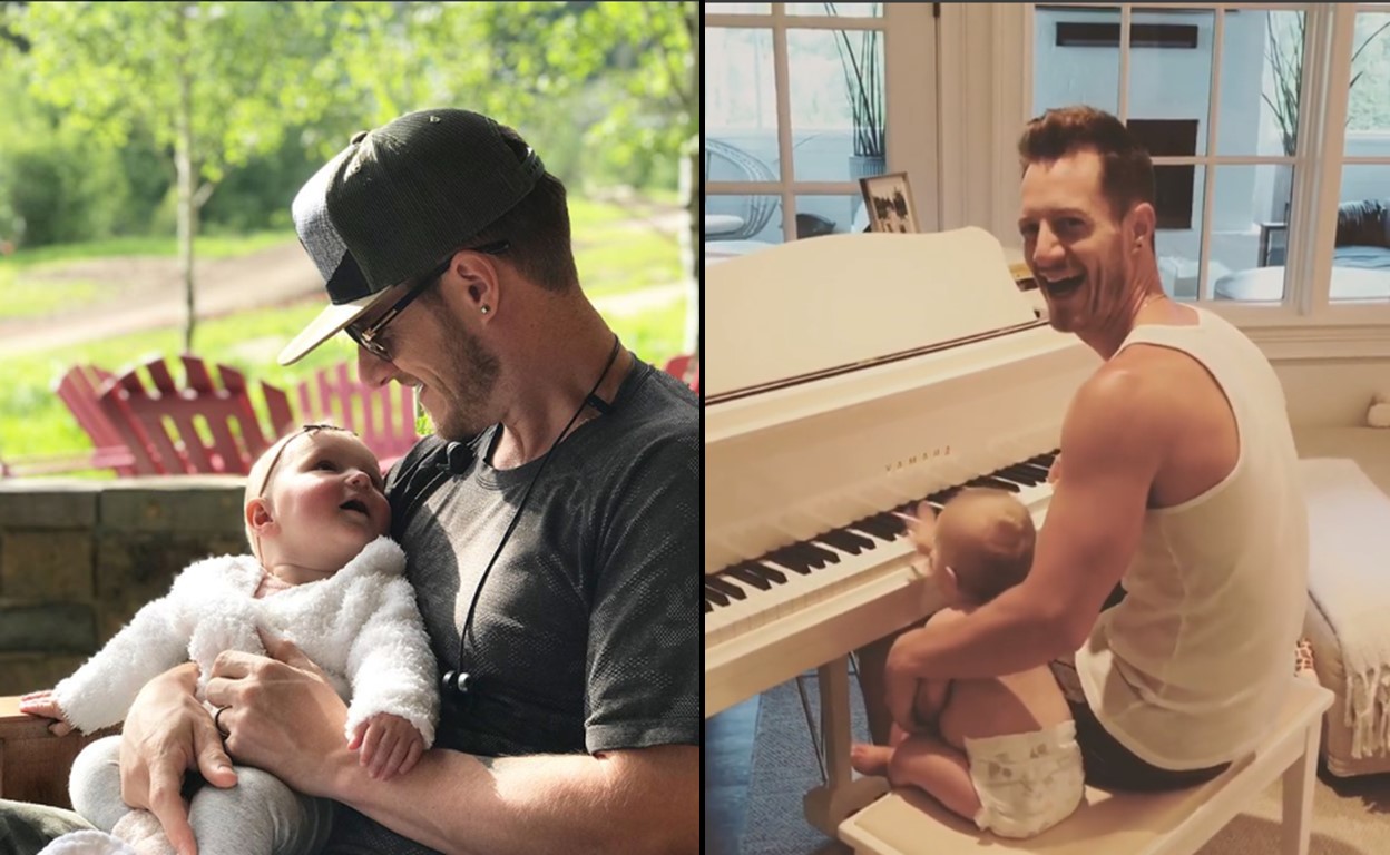 tyler hubbard daughter piano