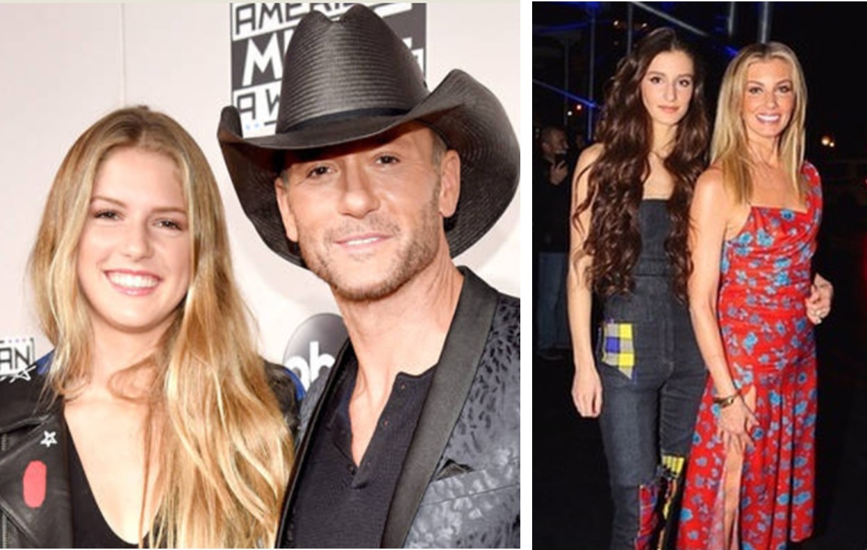 Tim Mcgraw And Faith Hills Daughters  