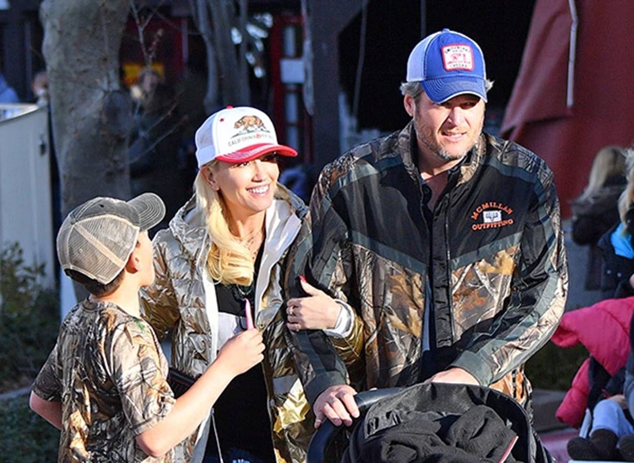 Blake Shelton Gwen's Kids