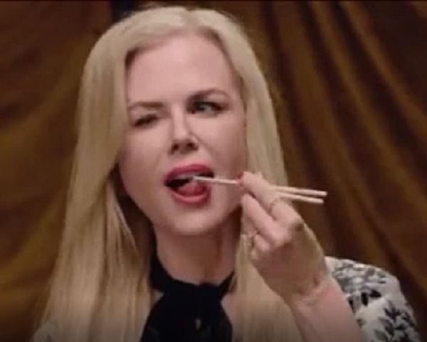 Nicole Kidman Eating Bugs