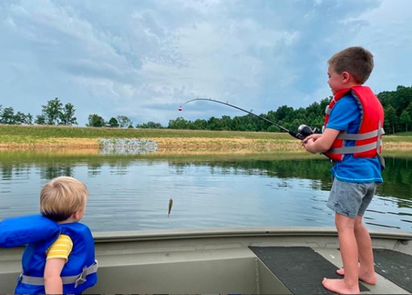 Isaiah and Jacob Fishing