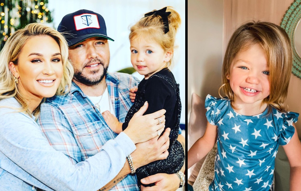 Jason Aldean's Youngest, Navy Rome, is TWO! [Pics/ Videos]