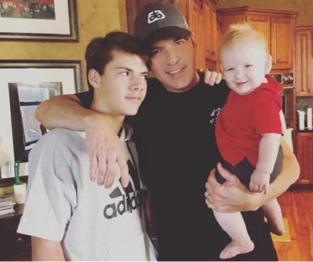 Rodney Atkins and Wife Rose Two Sons (Ryder and Scout)