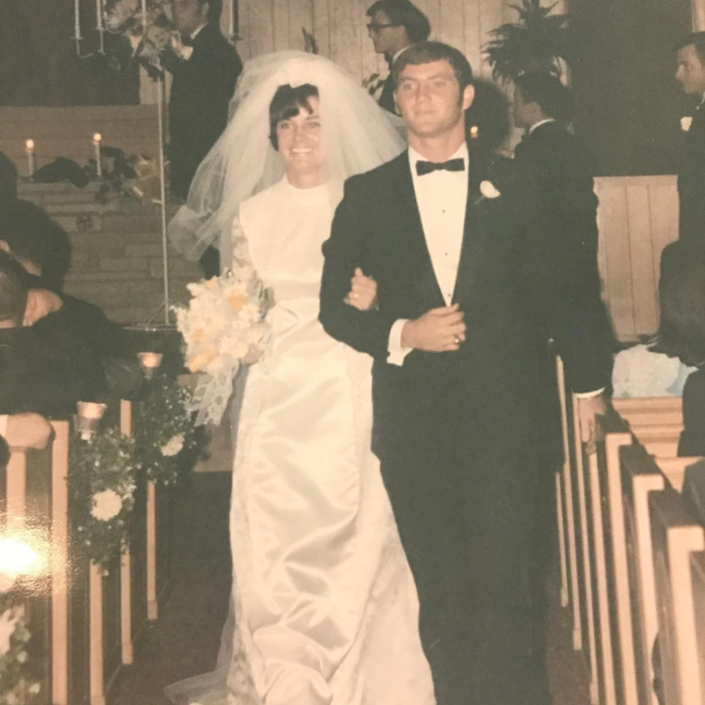 Larry Gatlin and Janis Wedding