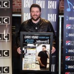 In a special celebration in Nashville this past Monday (Jan. 11) night, Chris Young and fellow songwriters were honored for the album and song 'I'm Comin' Over'.