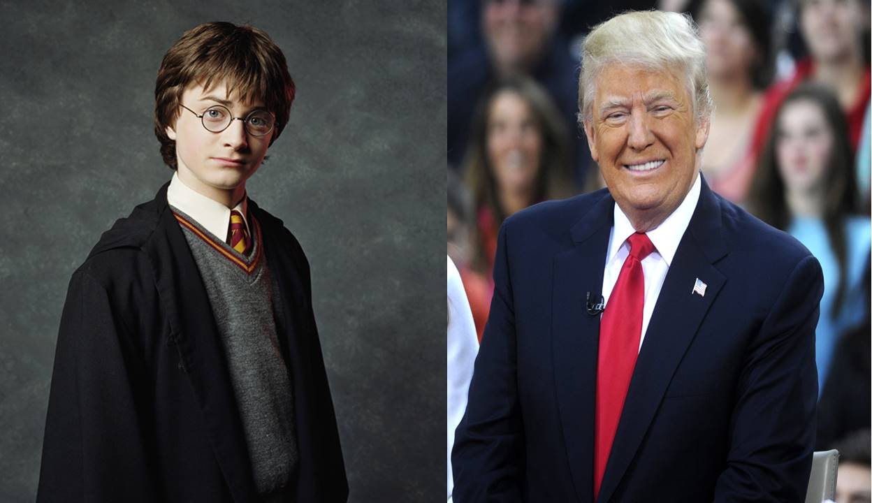 Donald J. Trump had something to say to Harry Potter…
