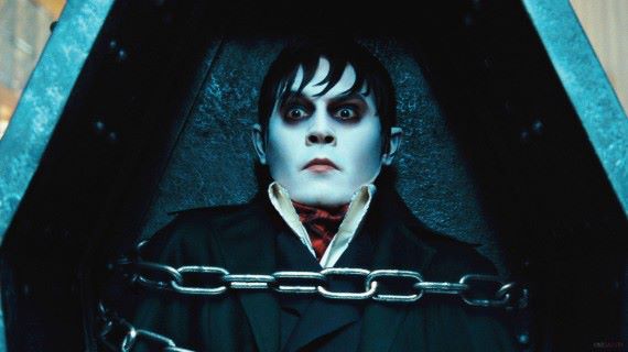 Johnny Depp and Tim Burton team up again for the vampire flick, ‘Dark Shadows.’ Depp plays Barnabus Collins, a vampire from the 1800’s who